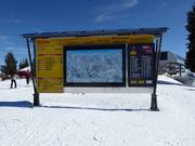 Panneau d'information au Brandstadl à Scheffau