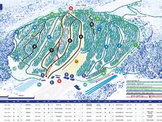 Plan des pistes Mont Farlagne