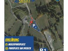 Plan des pistes Bleaml Alm – Neubau (Fichtelberg)