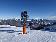Canon à neige sur la Steinplatte