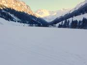 Magnifique paysage dans la vallée de Valüna