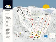 Plan des pistes Nalovardo