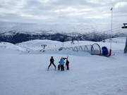 Piste d'entraînement avec tapis roulant au Hangurstoppen