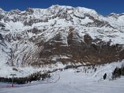 Vue depuis la piste Karjoch, Obere Böden et Grünboden
