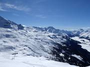 Vue de Giand'Alva jusqu'à Furtschellas