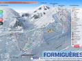 Plan des pistes Formiguères