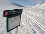Accès à la piste de ski de fond