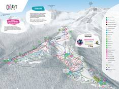 Plan des pistes Le Collet d'Allevard