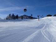 Descente facile vers la vallée jusqu'à Kaprun