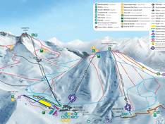 Plan des pistes Luz Ardiden