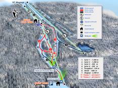 Plan des pistes Suior