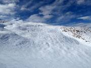 Piste à bosses dans le domaine skiable de Coronet Peak