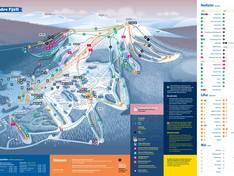 Plan des pistes Idre Fjäll