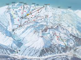 Plan des pistes Kaunertaler Gletscher (Glacier de Kaunertal)