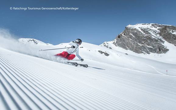 Skier dans la Ferienregion Sterzing-Ratschings-Gossensass (région touristique de Sterzing-Ratschings-Gossensass)