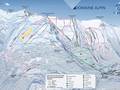 Plan des pistes Les Karellis