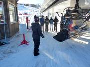 Assistance à l’embarquement au télésiège