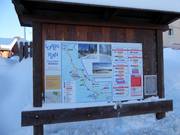 Plan des pistes de ski de fond de la commune de Philippsreut