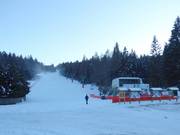 Vue sur le domaine skiable Mendelpass