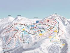 Plan des pistes Turracher Höhe