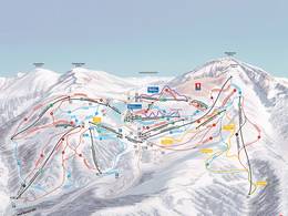 Plan des pistes Turracher Höhe