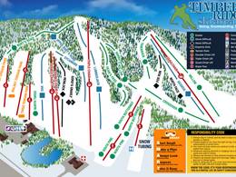 Plan des pistes Timber Ridge
