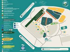 Plan des pistes Pente à Neige – Montréal
