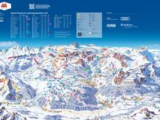 Plan des pistes Alta Badia