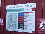 Plan des pistes de ski de fond Bodenmais