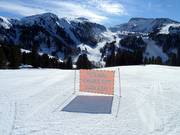 Départ de la piste difficile Prà Erto