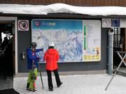 Panneau d'information à la station supérieure de Hochoetz