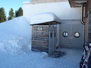 Installations sanitaires bien entretenues dans le domaine skiable Speikboden