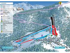 Plan des pistes Romme – Nancy-sur-Cluses