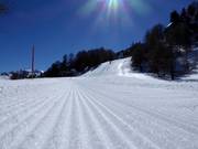 Piste très bien préparée