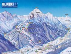Plan des pistes Elfer – Neustift