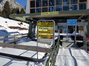 Signalisation dans le domaine skiable Meran 2000