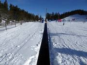 Tapis roulant au Tandådalstorget Skidland