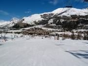 Piste facile dans la zone de la vallée