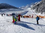 Cours de ski dans le domaine skiable
