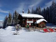 Aubergiste Genussspecht Quellbodenhütte sur la Planai