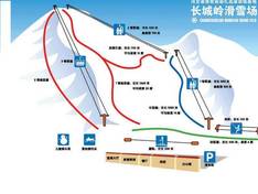 Plan des pistes Changchengling