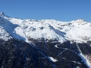 Vue de Zinal sur Grimentz