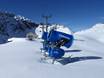 Fiabilité de l'enneigement Engadin St. Moritz – Fiabilité de l'enneigement Diavolezza/Lagalb