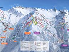 Plan des pistes Galibier Thabor – Valmeinier/Valloire