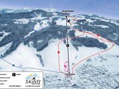 Plan des pistes Sollegg – Appenzell