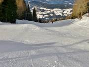 Piste rouge au téléski Feldherrnhügel