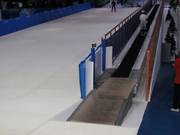 Station aval des tapis roulants