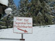 Domaine skiable pour la pratique du ski nocturne Kaltenbronn
