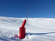 Lance à neige dans le domaine skiable Les 3 Vallées