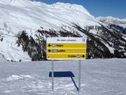 Signalisation des pistes dans le domaine skiable